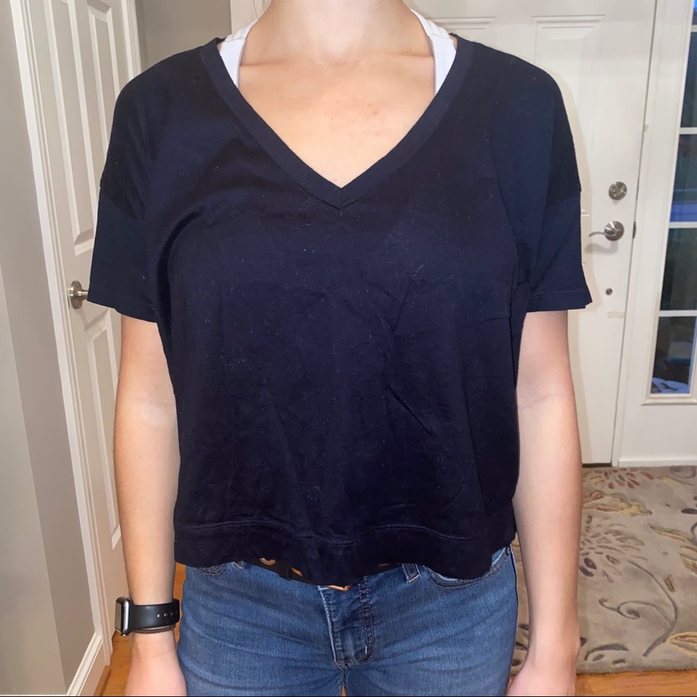 Madewell cropped tee